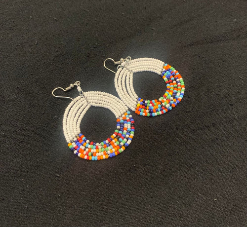 African Maasai Beaded Earrings