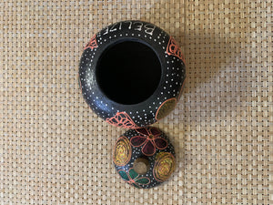 Hand-painted, "Belize" Jar