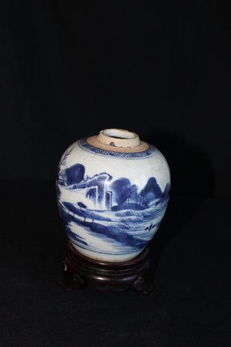 Qing Ceramic Chinese Jar (1644-1912)