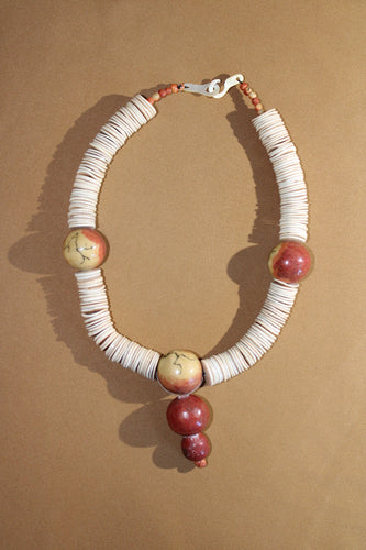 Beautiful Puka and Stone Necklace