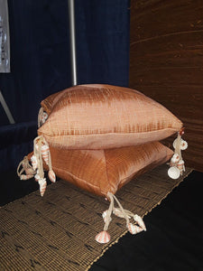 Unusual Custom Hand Woven Fabric Pillow