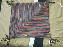Load image into Gallery viewer, Beautiful Custom Multi Colored Hand Woven Fabric Pillows