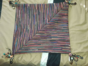 Beautiful Custom Multi Colored Hand Woven Fabric Pillows